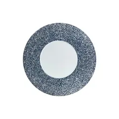 Πιάτο Ρηχό Μελαμίνης, φ26.6cm 443gr, Μπλε RIM,  (τιμή για 6 τεμάχια) MORLEOS.B957