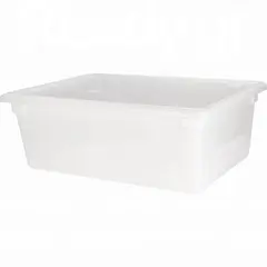 Δοχείο τροφίμων PE, Χωρίς καπάκι, 65.8x45.5xY23.5cm, Λευκό Γαλακτερό, Morleos MORLEOS.8340/PE
