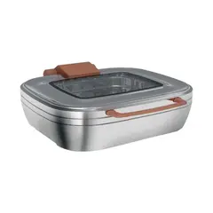 Μπαιν Μαρί GN2/3, INOX, με ξύλινη λαβή & επένδυση, 48.5x54x16.5cm, σειρά Titan, KAPP57013032