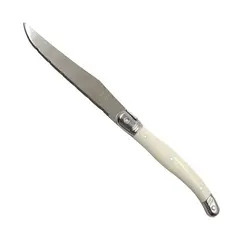 Μαχαίρι Κρέατος 230mm, Σειρά BIANCA, λευκή λαβή από PP, DINOX (τιμή για 12 τεμάχια) BIANCA-3949