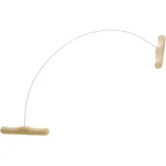 Σετ 10 συρμάτων INOX 60cm για κοπή τυριών/βουτύρου/foie gras, με λαβή PP, Autre LT.N3515