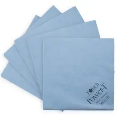 Πακέτο 5 τμχ 40x40cm πανιά Μικροινών, 0.15dtx, 130gr/m2, Μπλε, TTS Cleaning TTS.TCH201029