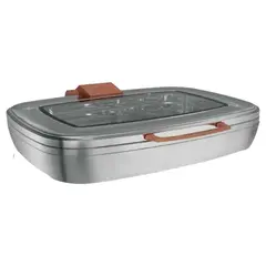 Μπαιν Μαρί GN1/1, με ξύλινη λαβή & επένδυση, 64x55.5x16.5cm, σειρά Titan, KAPP KAPP57013011