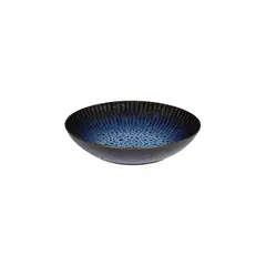 Μπωλ Stoneware φ22xΥ4.5cm, Σειρά Selene, μαύρο/μπλε με reactive γυάλωμα, InSitu (τιμή για 6 τεμάχια) IS.054292