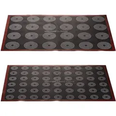 Επιφάνεια αντικολλητική σιλικόνης, AIR-MAT, για σφολιατοειδή, 58 x 38.4cm, SILIKOMART SK/AIRMAT-CHOUX