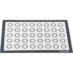 Επιφάνεια αντικολλητική σιλικόνης, FIBERGLASS, με κύκλους, 58 x 38.4cm, SILIKOMART SK/FIBERGLASS-60X40