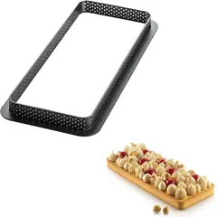 ΣΕΤ 4 Τσέρκια, Διάτρητα, Αντικολλητικά, φ10xY2cm, έως 180° C, SILIKOMART SK/52.277.20.0165