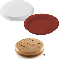 Φόρμα αντικολλητική σιλικόνης, 2 x 290ml, στρογγυλά (φ15.7xY1.5cm), SILIKOMART SK/KIT-KLASSIK-580