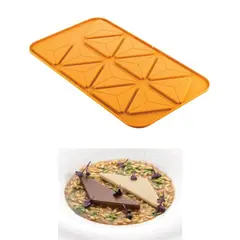 Καλούπι αντικολλητικό σιλικόνης, 47x27cm, 12 x 10.5ml, τρίγωνο (10.3x9.5xY0.5cm), SILIKOMART SK/TRIANGOLO-3.0