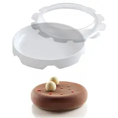 Φόρμα αντικολλητική σιλικόνης, 1000ml, για κέικ, φ18xY4.5cm, SILIKOMART SK/ECLIPSE-1000