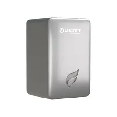 Θήκη χαρτιού υγείας Φύλλο-Φύλλο, ΙΝΟΧ ματ, 14.6x13.5XΥ22.7cm, σειρά Zenith, Lucart Professional LUCART.892456