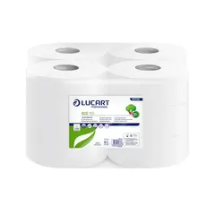 Ρολό υγείας EcoLabel 2Φ, 150 μέτρα, 405 φύλλα 9.1x18cm, Lucart Professional (τιμή για 12 τεμάχια) LUCART.812126