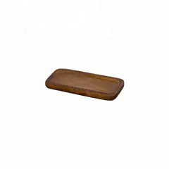Ξύλινο πιάτο, 20x10xΥ2cm, Mango σε φυσική απόχρωση (τιμή για 2 τεμάχια)  WD-4596