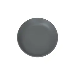 Πιάτο Ρηχό Πλαστικό PP+Mineral, χοντρό πολλαπλών χρήσεων. 23.5cm, ανθρακί, GoldPlast (τιμή για 60 τεμάχια) BLK1958N-103