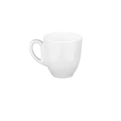 Φλυτζάνι Πορσελάνης 300cc, φ8.6x9cm, Σειρά Aroma, Λευκή, LUKANDA (τιμή για 6 τεμάχια) LAR-W-CP-300