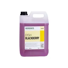 Υπερσυμπυκνωμένο υγρό πιάτων ποτηριών για πλύσιμο στο χέρι, 5Lt Βατόμουρο DISH BLACKBERRY 5LT