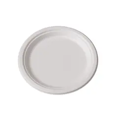 Πιάτο στρογγυλό φ23cm, από ζαχαροκάλαμο (τιμή για 100 τεμάχια) FIBER-PL-R23