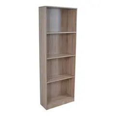 ΡΑΦΙΕΡΑ ΞΥΛΙΝΗ ΜΕ 4 ΡΑΦΙΑ 60x24x170εκ.ANKOR 834303