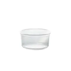 Μπωλ PET στρογγυλό DELI Pot, φ11.7xΥ5.5cm (12oz), δέχεται αποσπώμενο καπάκι (τιμή για 100 τεμάχια) Q400012D