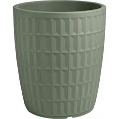 Γλάστρα πλαστική Rotational, σειρά Tyle, 290lt, φ80xΥ85cm, γκρι, VECA made in Italy VA370-0800M1+348NA