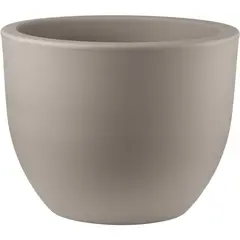 Γλάστρα πλαστική Rotational, σειρά Eggy, 400lt, φ100xΥ77cm, εκρού, VECA made in Italy VA360-1000M1+120NA