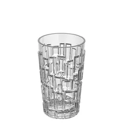 Ποτήρι πλαστικό PC (Polycarbonate), διάφανο, 300ml, Σειρά Stone, φ8x14cm (τιμή για 10 τεμάχια) GC-S03