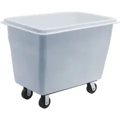 Καρότσι πλατικό με μεταλλικό σκελετό & αρθρωτό καπάκι, 300 Lt, 114.5x75xΥ88cm, Trust TR.4711/WH