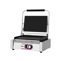 Τοστιέρα Λεία Μονή, 42.6x36xΥ21cm, Πλάκες (πάνω/κάτω 36x28.5cm), 2.2Kw, Karamco PG-812B