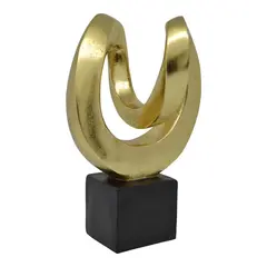 ΔΙΑΚΟΣΜΗΤΙΚΟ ΕΠΙΤΡΑΠΕΖΙΟ ΠΟΛΥΕΣΤΕΡΙΚΟ ΧΡΥΣΟ 16x14,5x25εκ.ANKOR 832736