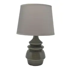 ΠΟΡΤΑΤΙΦ ΚΕΡΑΜΙΚΟ ΜΕ ΚΑΠΕΛΟ ΣΕ ΓΚΡΙ ΧΡΩΜΑ 22x9x34εκ. Ε14/ΜΑΧ 40W ANKOR 838219