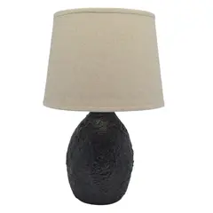 ΠΟΡΤΑΤΙΦ ΚΕΡΑΜΙΚΟ ΜΑΥΡΟ ΕΦΕ ΠΕΤΡΑΣ ΜΕ ΜΠΕΖ ΚΑΠΕΛΟ 22x8,5x33εκ. Ε14/ΜΑΧ 40W ANKOR 838271