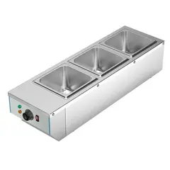 Ηλεκτρικό Μπαιν Μαρί 3xGN1/6-Υ10cm, 2KW, 22x64x18cm IW-23