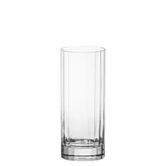 Ποτήρι PC Ψηλό/Στενό, με κάθετες γραμμές, 35cl, φ6.3xΥ15.4cm, 137gr, σειρά Eclipse, Morleos (τιμή για 12 τεμάχια) MORLEOS.S103