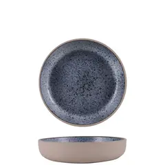 Μπωλ πορσελάνης step, φ23xΥ5cm, Σειρά Kernel, γαλάζιο, Prego (τιμή για 6 τεμάχια) P-KR-3-BL-23