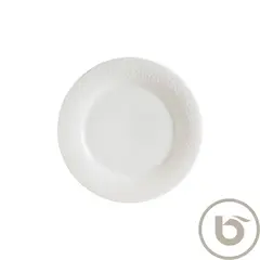 Πιάτο Ρηχό πορσελάνης με ανάγλυφο rim, 24cm, Marlena Albus, BONNA (τιμή για 12 τεμάχια) S-MLEABS24DZ