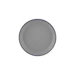 Πιάτο μελαμίνης βαθύ, φ21,6cm, κρεμ με μπλε ρίγα, Servewell (τιμή για 6 τεμάχια) S-3187/CR-BL