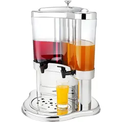 Διανεμητής Χυμού, Διπλός, 2x5 λίτρων, 33x22x51.8cm, Sunnex X-23888