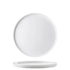 Πιάτο Οπαλίνης Ρηχό με κάθετο χείλος (step), φ27xY1.8cm, Λευκό, Tempered, Alta Cucina, BORMIOLI ROCCO (τιμή για 12 τεμάχια) ALTA-FP-27