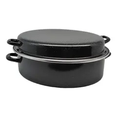 ΓΑΣΤΡΑ ΟΒΑΛ ΕΜΑΓΙΕ ΜΕ ΣΧΑΡΑ ΚΑΙ ΑΝΟΞΕΙΔΩΤΟ ΧΕΙΛΟΣ 42x32x16εκ. ANKOR 832149