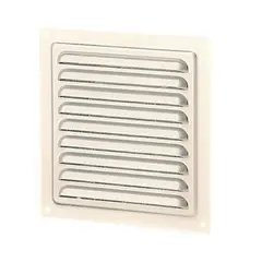Καπάκι εξαερισμού αλουμινίου με σήτα Μπέζ VENTS 150 χ 250 mm. (τιμή για 5 τεμάχια) 590905.0037