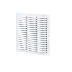 Καπάκι εξαερισμού αλουμινίου με σήτα Λευκό VENTS 150 x 150 mm - L150 x H136 x A 0,8 mm (τιμή για 5 τεμάχια) 590905.0016
