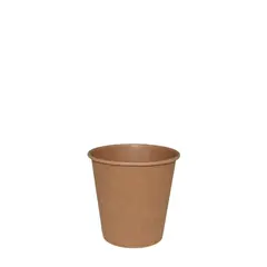 Ποτήρι Ζεστών Χάρτινο 4oz, φ6x6h Kraft (τιμή για 200 τεμάχια) EM-4OZ/KR