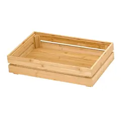 Τελάρο/Κουτί απο ξύλο Bamboo, GN1/1, 53x32.5x12cm, σε φυσική απόχρωση , Crate, Garibaldi UBS07-11-ΝΤ2
