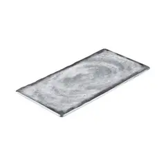 Πλατό μελαμίνης, ορθογώνιο σχήμα, γκρι ανοιχτό, 35.5x18xΥ2cm, CV-12-315