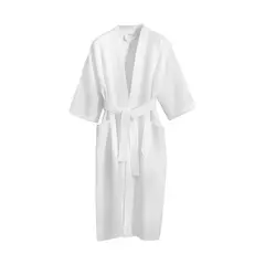 Μπουρνούζι Kimono Πικέ, 100% Cotton, 260gr, Size XL, Λευκό, Fragente (τιμή για 6 τεμάχια) FB2-260-XL