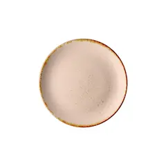 Πιάτο Ρηχό πορσελάνης coupe, Φ23cm, Σομόν, σειρά Leon Fizz, LUKANDA (τιμή για 6 τεμάχια) GX-S5-FP-23