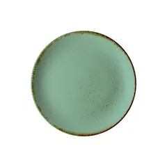 Πιάτο Ρηχό πορσελάνης coupe, Φ27cm, Τιρκουάζ, σειρά Leon Fizz, LUKANDA (τιμή για 6 τεμάχια) GX-S6-FP-27