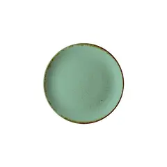 Πιάτο Ρηχό πορσελάνης coupe, Φ21cm, Τιρκουάζ, σειρά Leon Fizz, LUKANDA (τιμή για 6 τεμάχια) GX-S6-FP-21