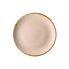 Πιάτο Ρηχό πορσελάνης coupe, Φ27cm, Σομόν, σειρά Leon Fizz, LUKANDA (τιμή για 6 τεμάχια) GX-S5-FP-27