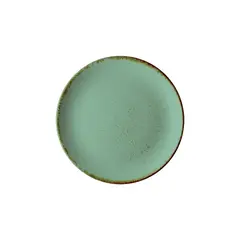 Πιάτο Ρηχό πορσελάνης coupe, Φ23cm, Τιρκουάζ, σειρά Leon Fizz, LUKANDA (τιμή για 6 τεμάχια) GX-S6-FP-23